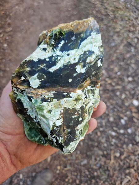 Rough Chrome Chalcedony CCR178