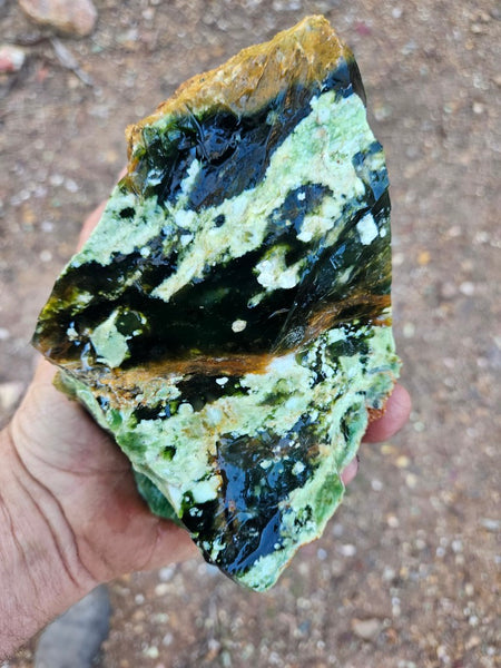 Rough Chrome Chalcedony CCR178