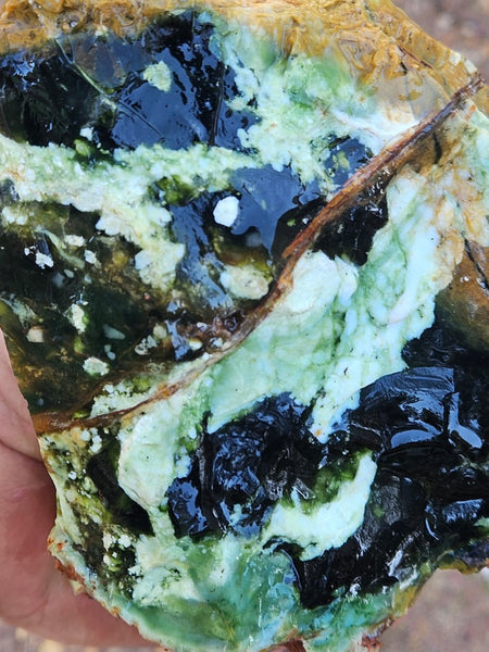 Rough Chrome Chalcedony CCR178