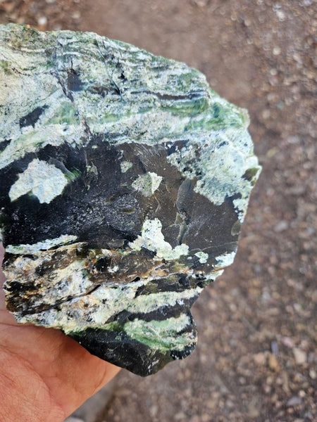 Rough Chrome Chalcedony CCR179