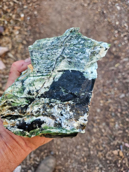 Rough Chrome Chalcedony CCR179