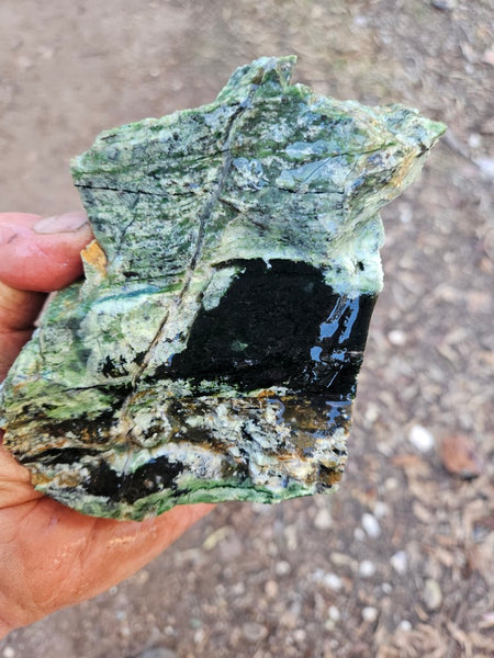 Rough Chrome Chalcedony CCR179