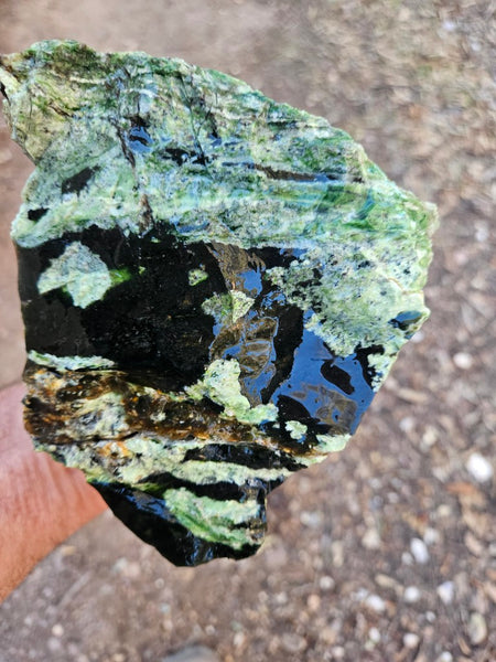 Rough Chrome Chalcedony CCR179
