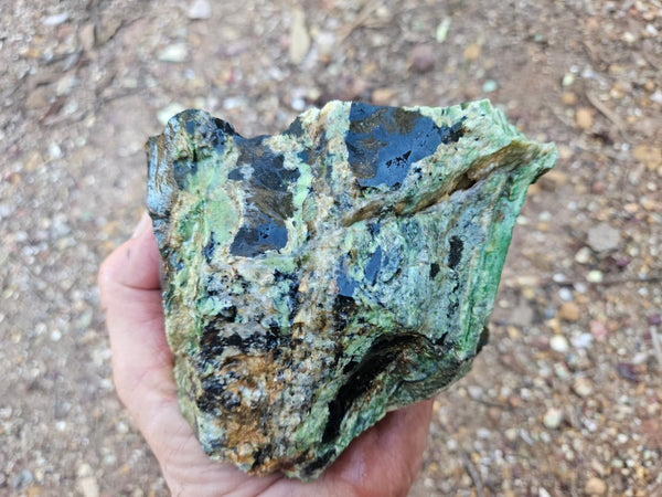 Rough Chrome Chalcedony CCR179
