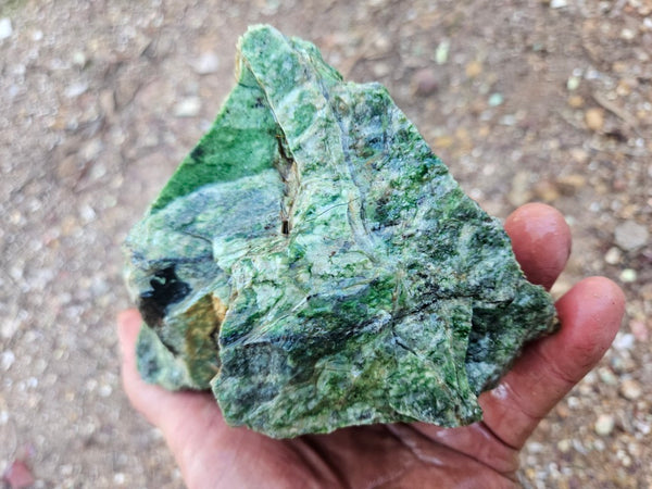 Rough Chrome Chalcedony CCR179