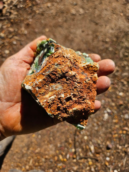 Rough Chrome Chalcedony CCR180