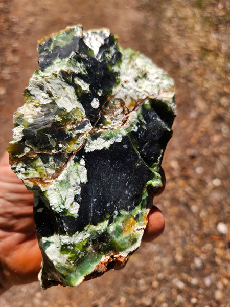 Rough Chrome Chalcedony CCR181