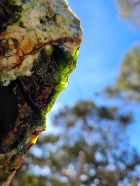 Rough Chrome Chalcedony CCR181