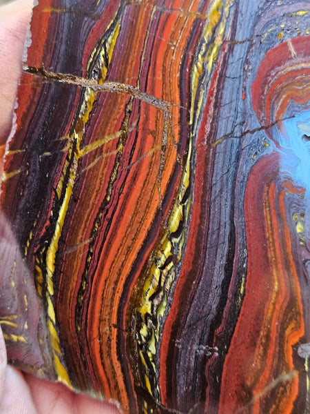 Polished Tiger Iron slab TI408