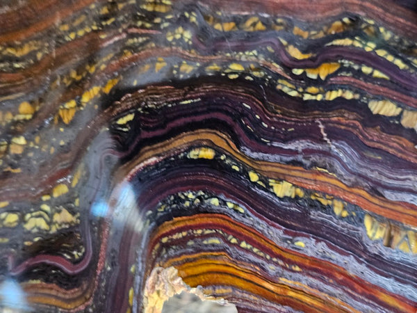 Polished Tiger Iron slab TI409