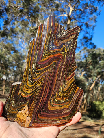 Polished Tiger Iron slab TI410