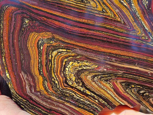 Polished Tiger Iron slab TI410