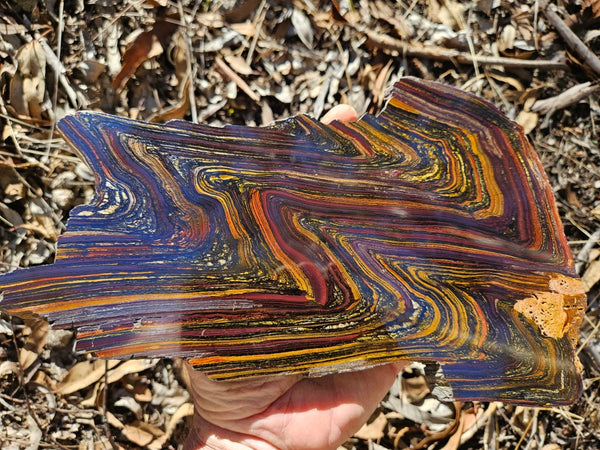 Polished Tiger Iron slab TI410