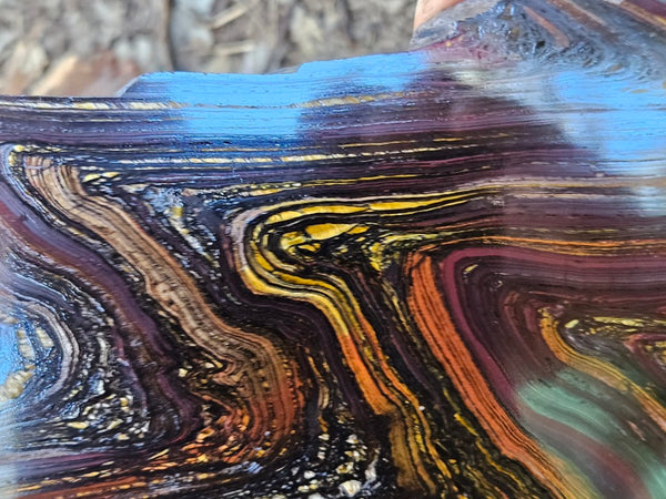 Polished Tiger Iron slab TI410