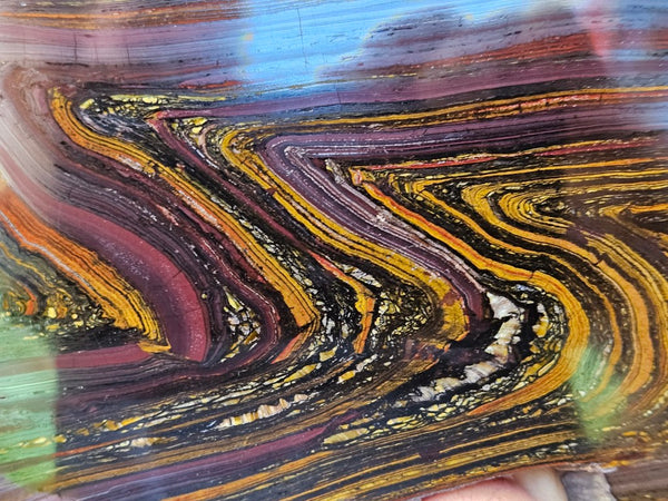 Polished Tiger Iron slab TI410