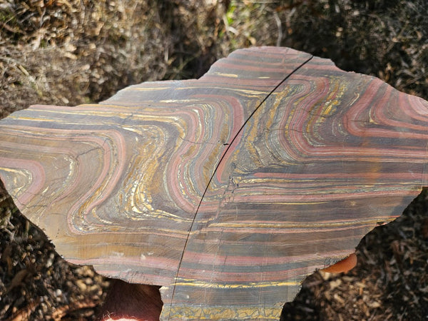 Polished Tiger Iron slab TI413