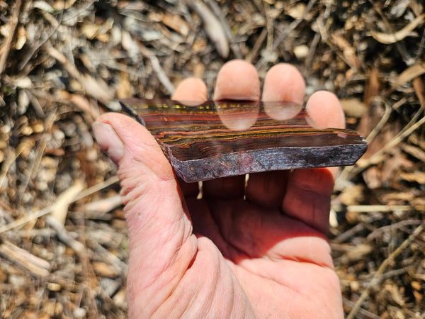 Polished Tiger Iron slab TI411