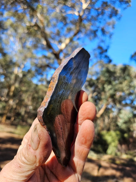 Polished Tiger Iron slab TI412