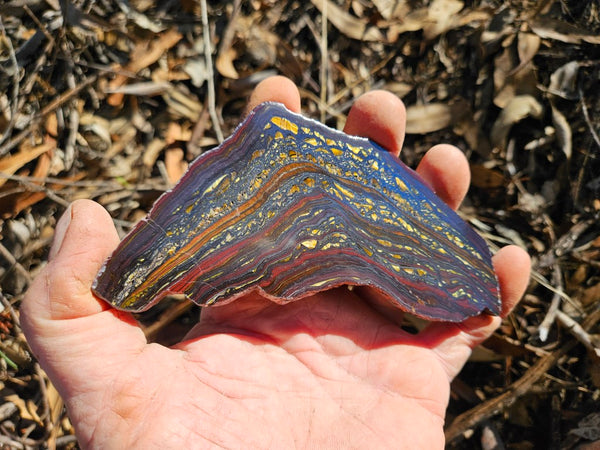 Polished Tiger Iron slab TI412