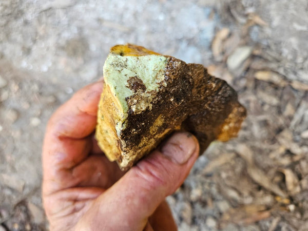 Lime magnesite rough.  LMR 134