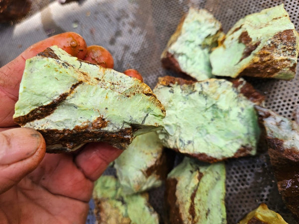 Lime magnesite rough.  LMR 136