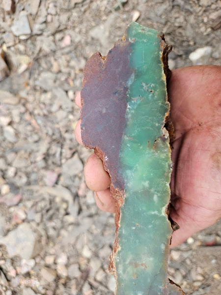Chrysoprase rough.  CHR 217