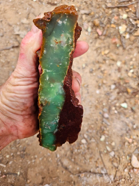 Chrysoprase rough.  CHR 217