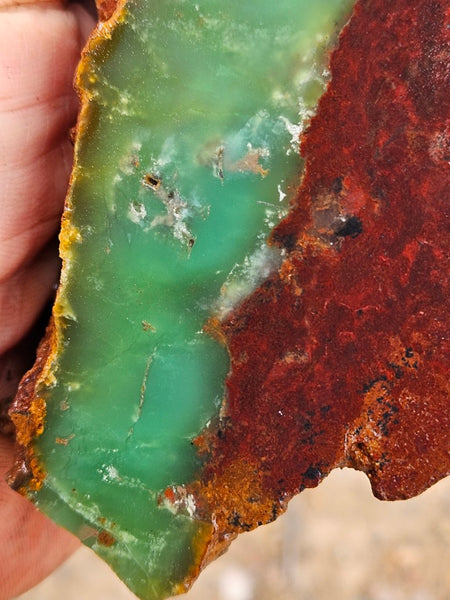 Chrysoprase rough.  CHR 217