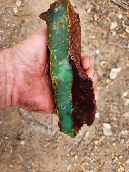 Chrysoprase rough.  CHR 217
