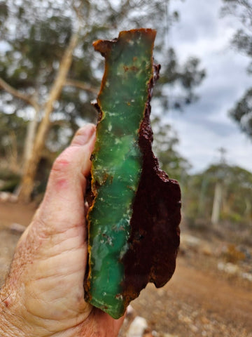 Chrysoprase rough.  CHR 217