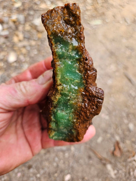 Chrysoprase rough.  CHR 216