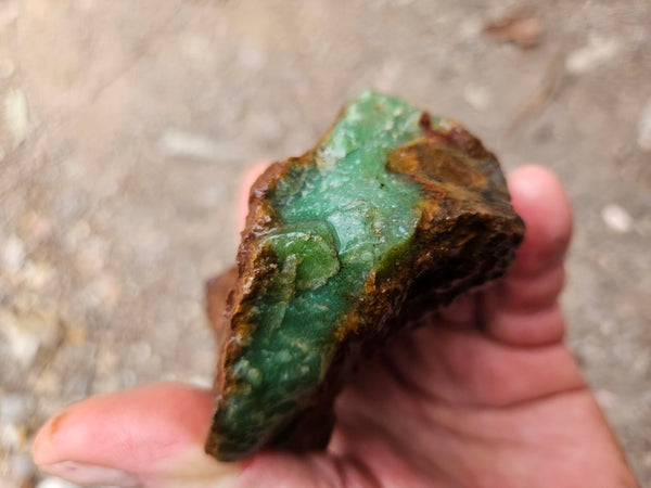 Chrysoprase rough.  CHR 216