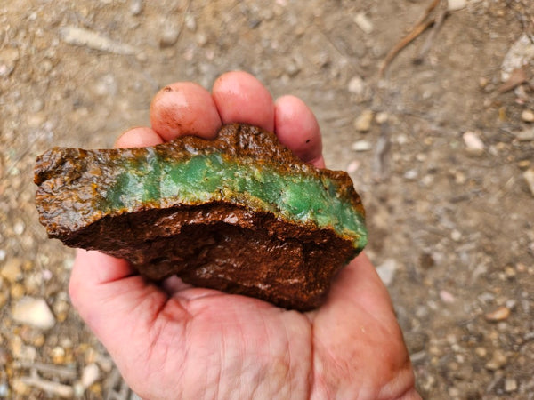 Chrysoprase rough.  CHR 216