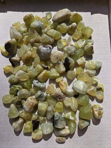 1 kg. Tumble Polished Prehnite PRT120