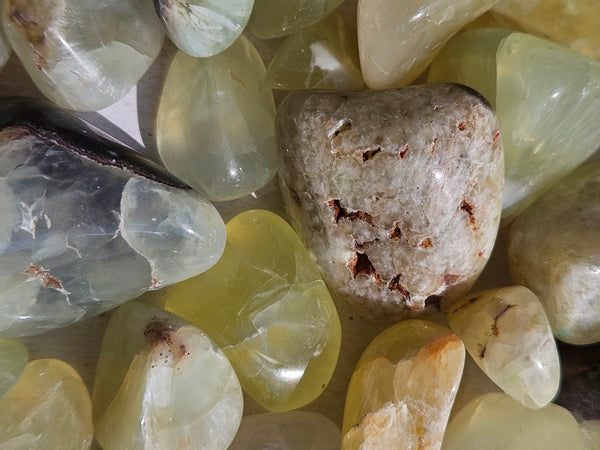 1 kg. Tumble Polished Prehnite PRT120