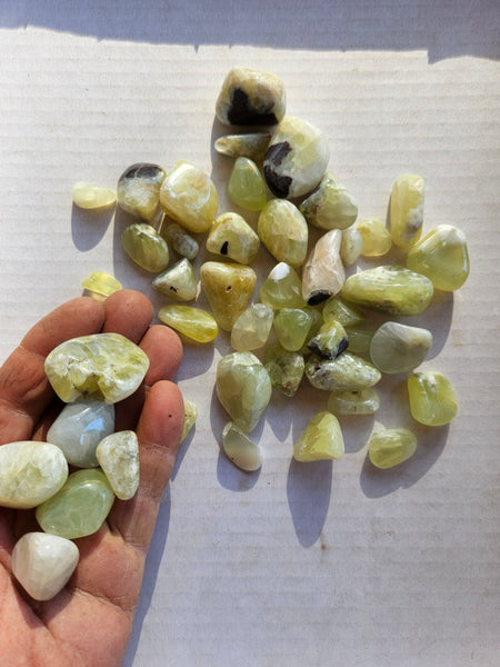 Tumble Polished Prehnite PRT121