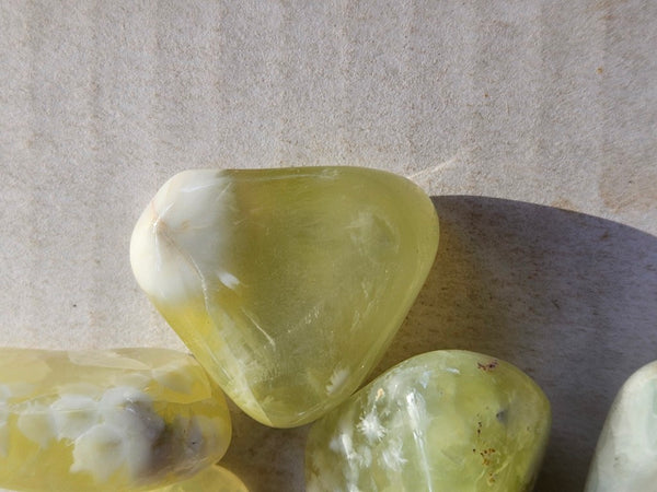 Tumble Polished Prehnite PRT121