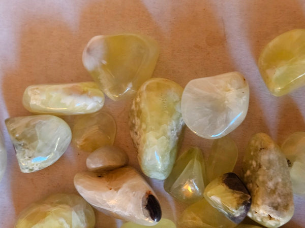 Tumble Polished Prehnite PRT121