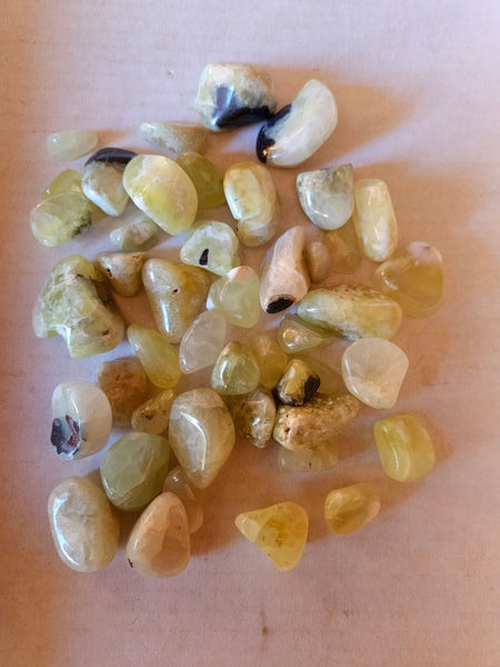 Tumble Polished Prehnite PRT121