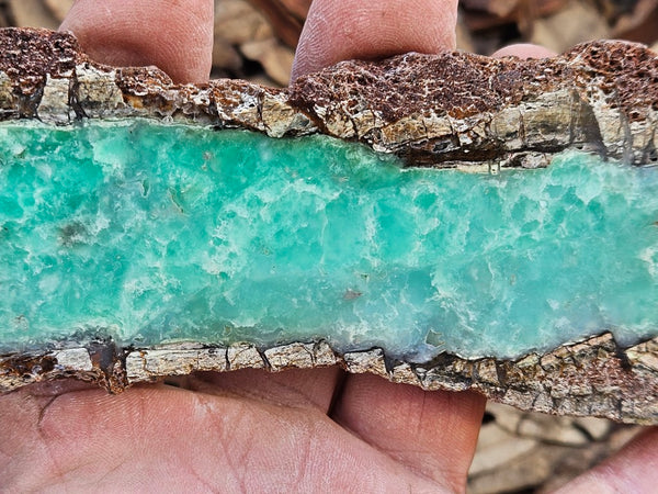 Polished  Chrysoprase slab CH503