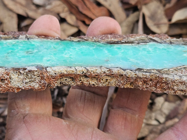 Polished  Chrysoprase slab CH503