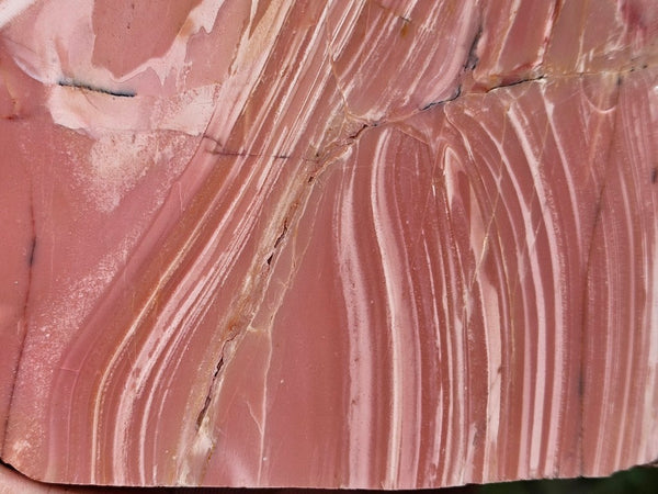 Polished Pink Opal  slab POP214