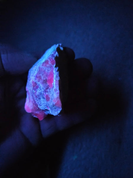 Rough Eucryptite. Fluorescent mineral specimen EUR108
