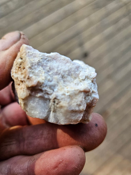 Rough Eucryptite. Fluorescent mineral specimen EUR109