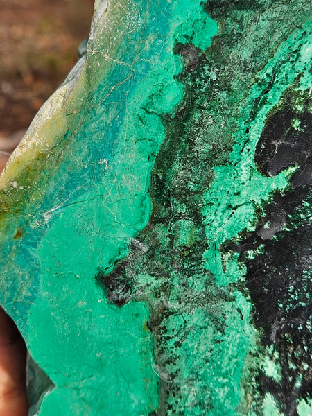 Polished De Grussa copper ore display specimen  CO142