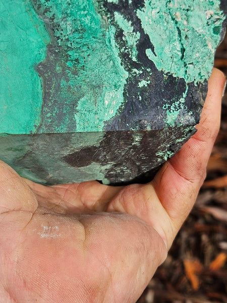 Polished De Grussa copper ore display specimen  CO142
