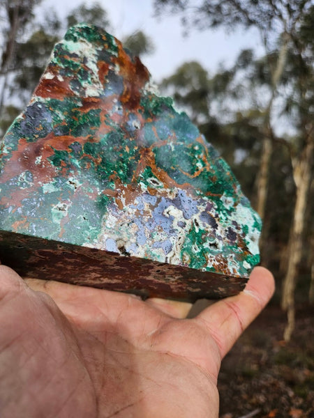 Polished De Grussa copper ore display specimen  CO143