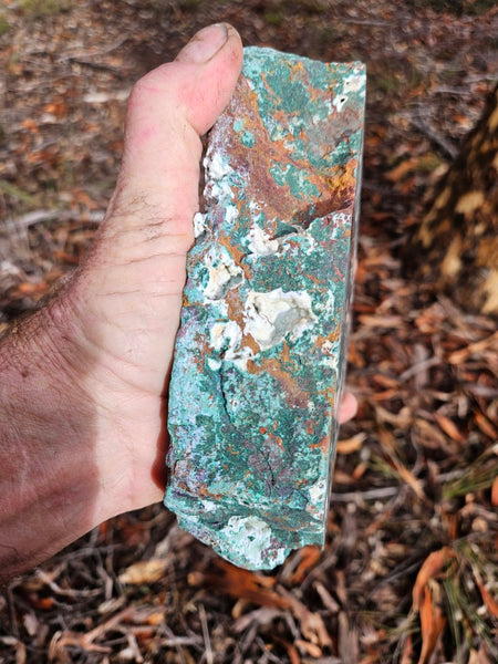 Polished De Grussa copper ore display specimen  CO143