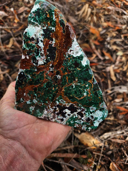 Polished De Grussa copper ore display specimen  CO143