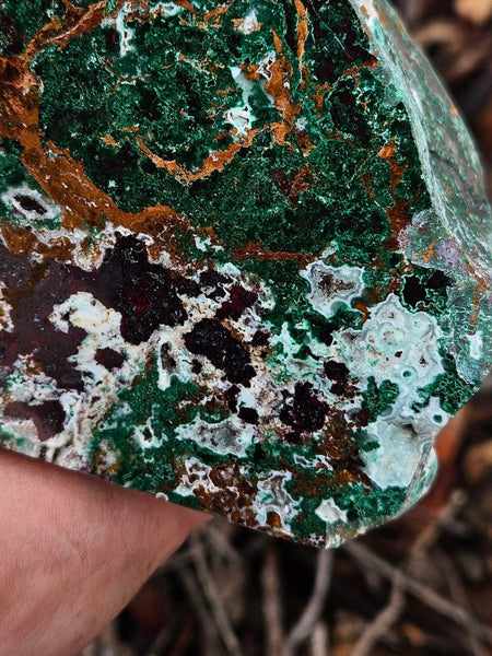 Polished De Grussa copper ore display specimen  CO143